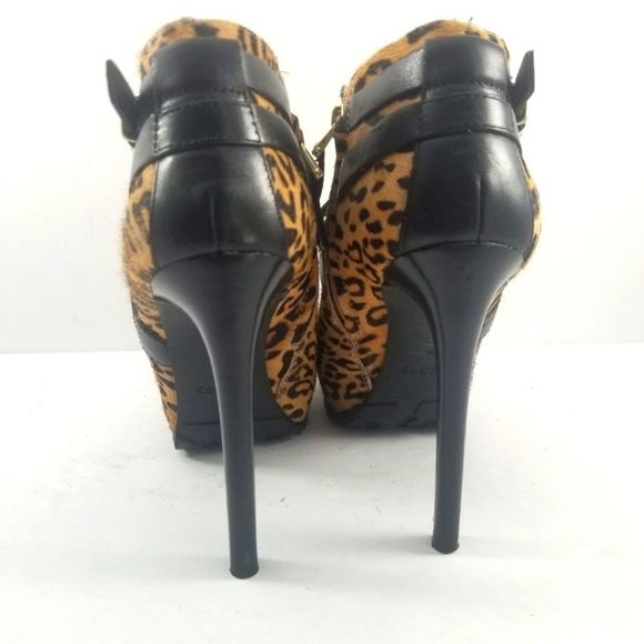 Guess Igoraly Leopard Stiletto Ankle Boots Size 7M. S719 - Picture 4 of 7